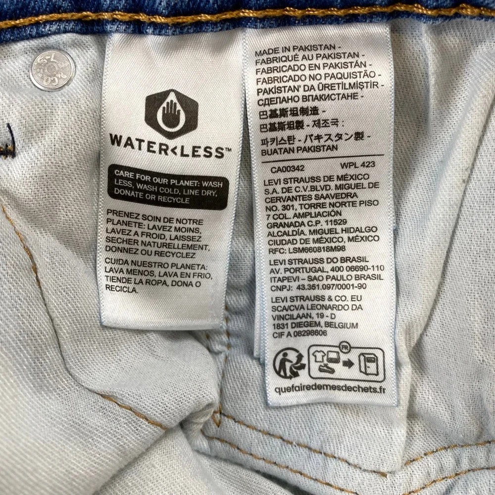 Levis 505 Jeans Mens 40x32 Medium Wash Regular Fit Straight Leg Stretch 2023
